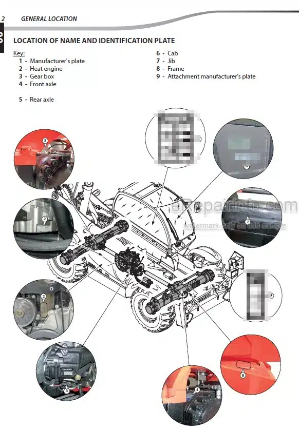 Photo 5 - Manitou MT1440 MT1840 MT1440A MT1840A ST3B Repair Manual Telescopic Handler
