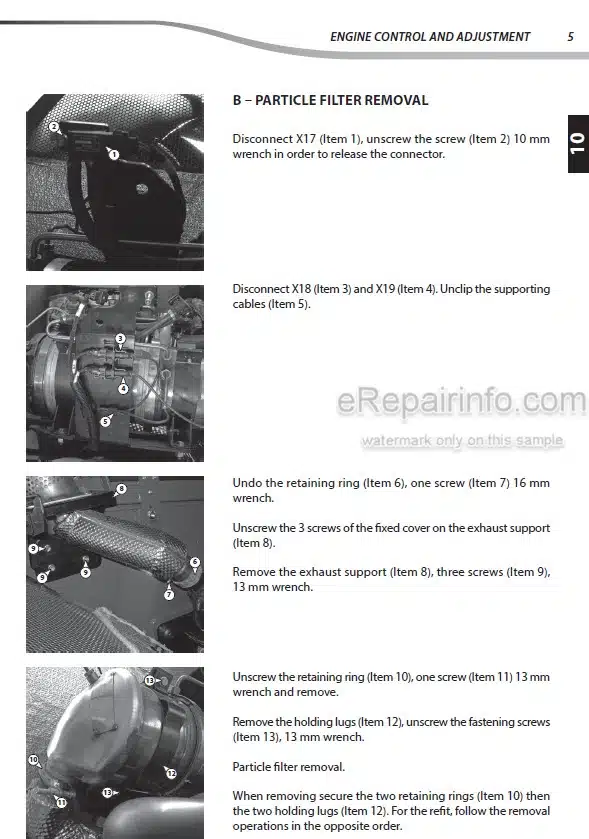 Photo 7 - Manitou MT1440 MT1840 MT1440A MT1840A ST3B Repair Manual Telescopic Handler