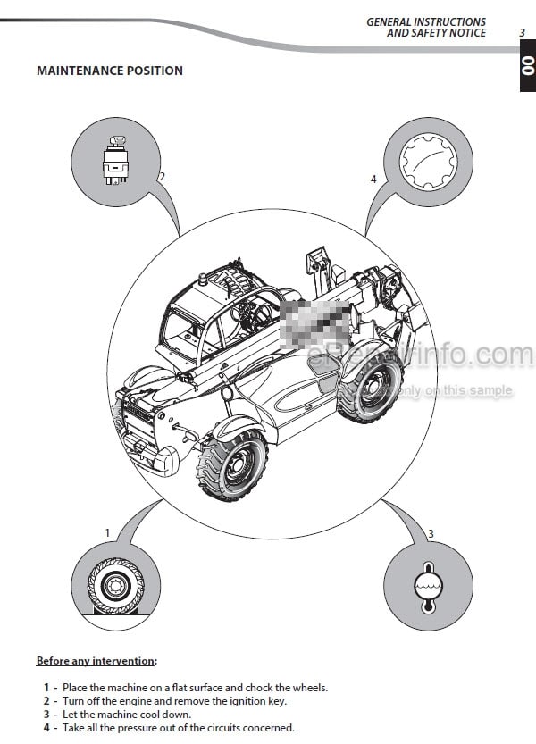 Photo 4 - Manitou MT1440 МТ-Х1440 MT1840 МТ-Х1840 MT1440А  МТ-Х1440А МТ1840А МТ-Х1840А Repair Manual Telescopic Handler