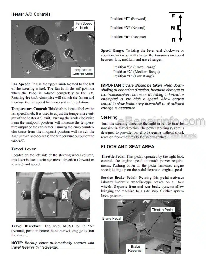 Photo 5 - Manitou MT6034T Operators Manual Telescopic Handler 16251-