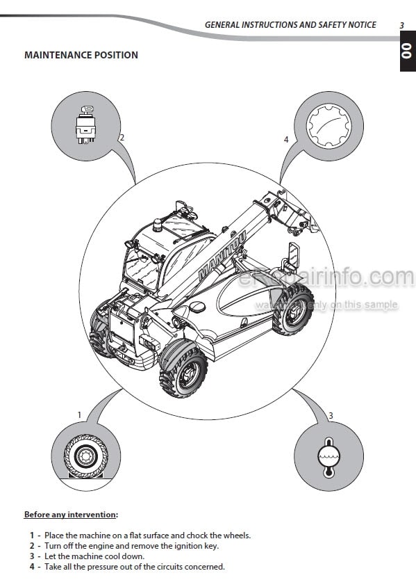 Photo 5 - Manitou MT625H Easy 49K ST3A S1 Repair Manual Telescopic Handler