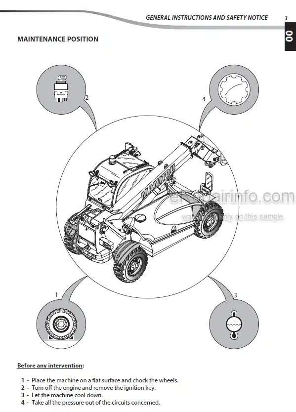 Photo 5 - Manitou MT625H Easy 49K ST3A S1 Repair Manual Telescopic Handler