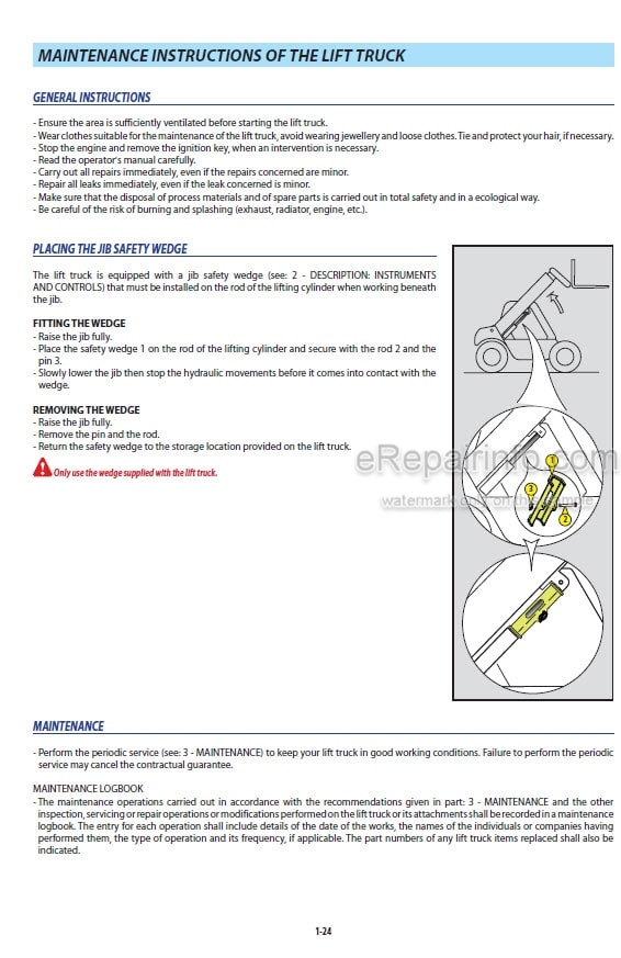 Photo 4 - Manitou MT625T Comfort Serie 2-E3 Operator's Manual Telescopic Handler
