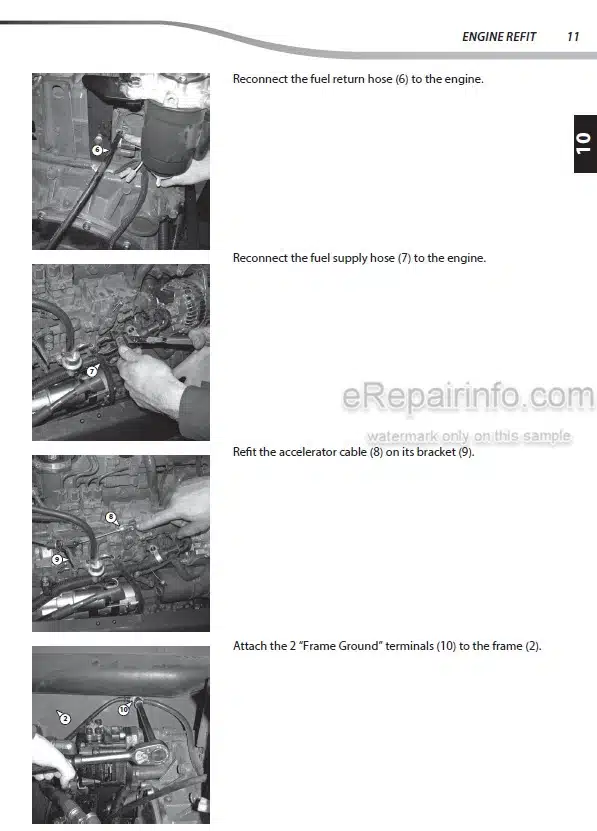 Photo 3 - Manitou MT625 MT625T MT-X625 MT-X625T MLT625-75H MLT-X625-75H Repair Manual Telescopic Handler