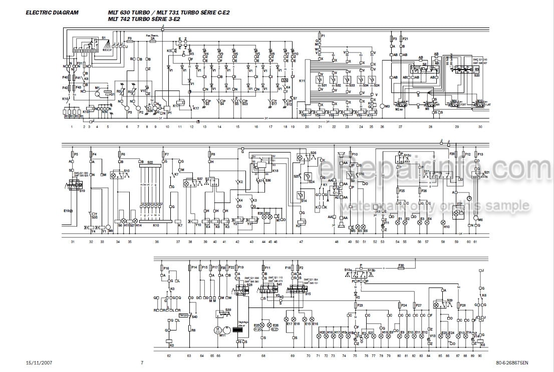 Photo 6 - Manitou MT732 MT932 MLT630 MLT630-120LSU MLT634 MLT634-120LSU MLT731 Repair Manual Telescopic Handler