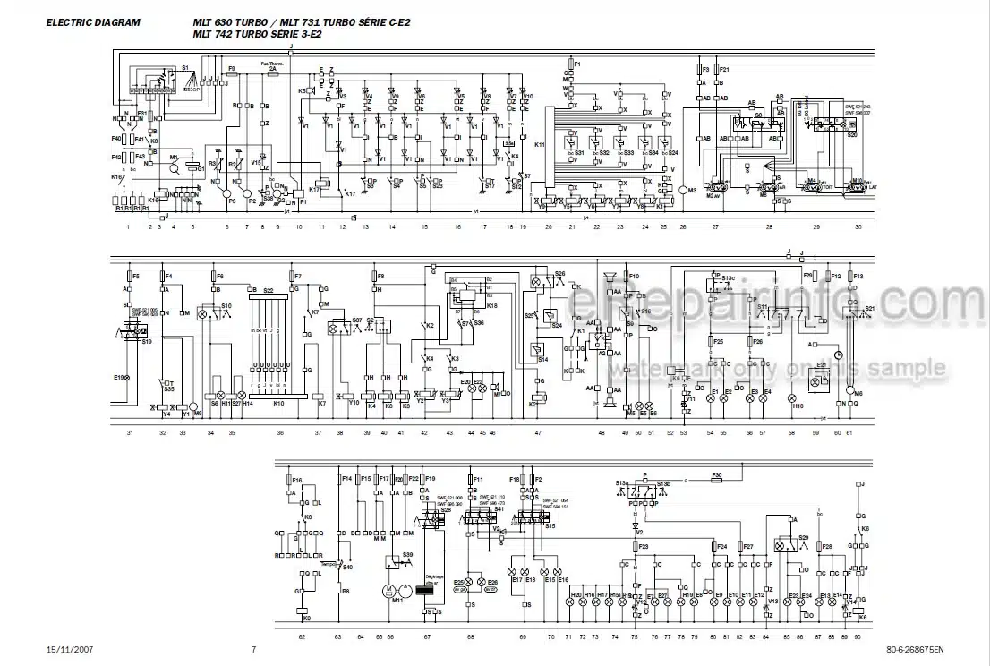 Photo 6 - Manitou MT732 MT932 MLT630 MLT630-120LSU MLT634 MLT634-120LSU MLT731 Repair Manual Telescopic Handler