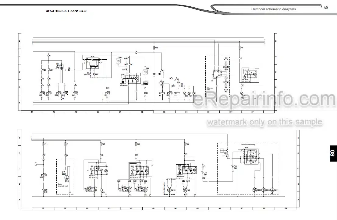 Photo 5 - Manitou MTX1235ST MTX1440SLT MTX1740SLT Serie 3E3 4-E3 Repair Manual Telescopic Handler