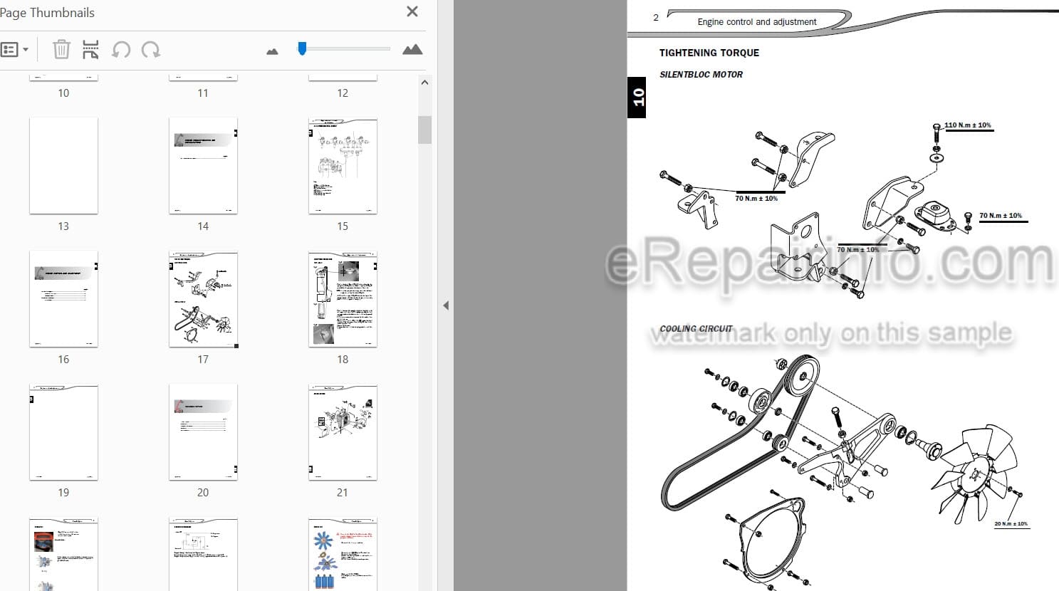Photo 4 - Manitou MTX732 MTX1030ST Serie D-E3 4-E3 Repair Manual Telescopic Handler