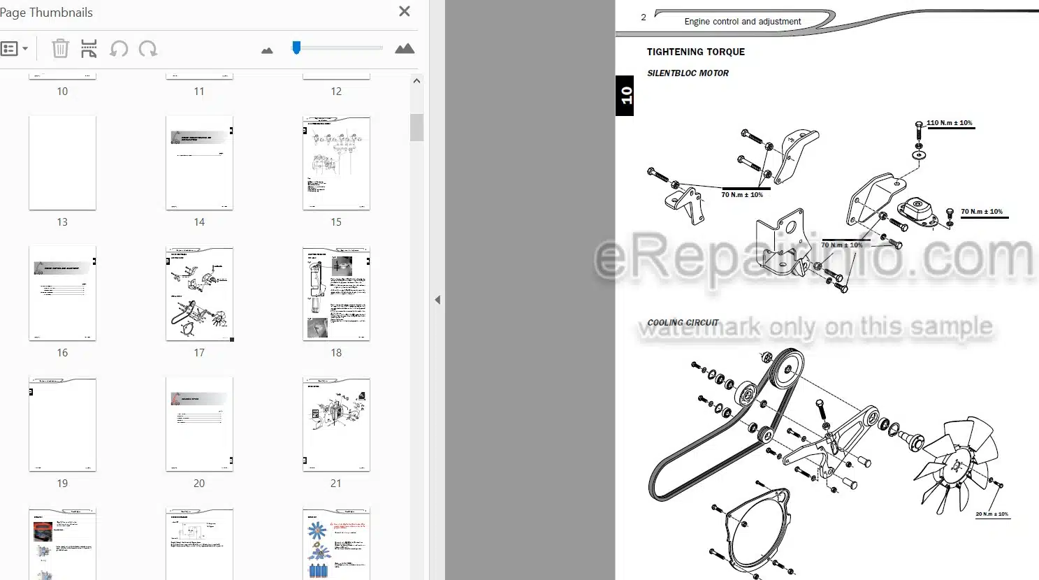 Photo 4 - Manitou MTX732 MTX1030ST Serie D-E3 4-E3 Repair Manual Telescopic Handler