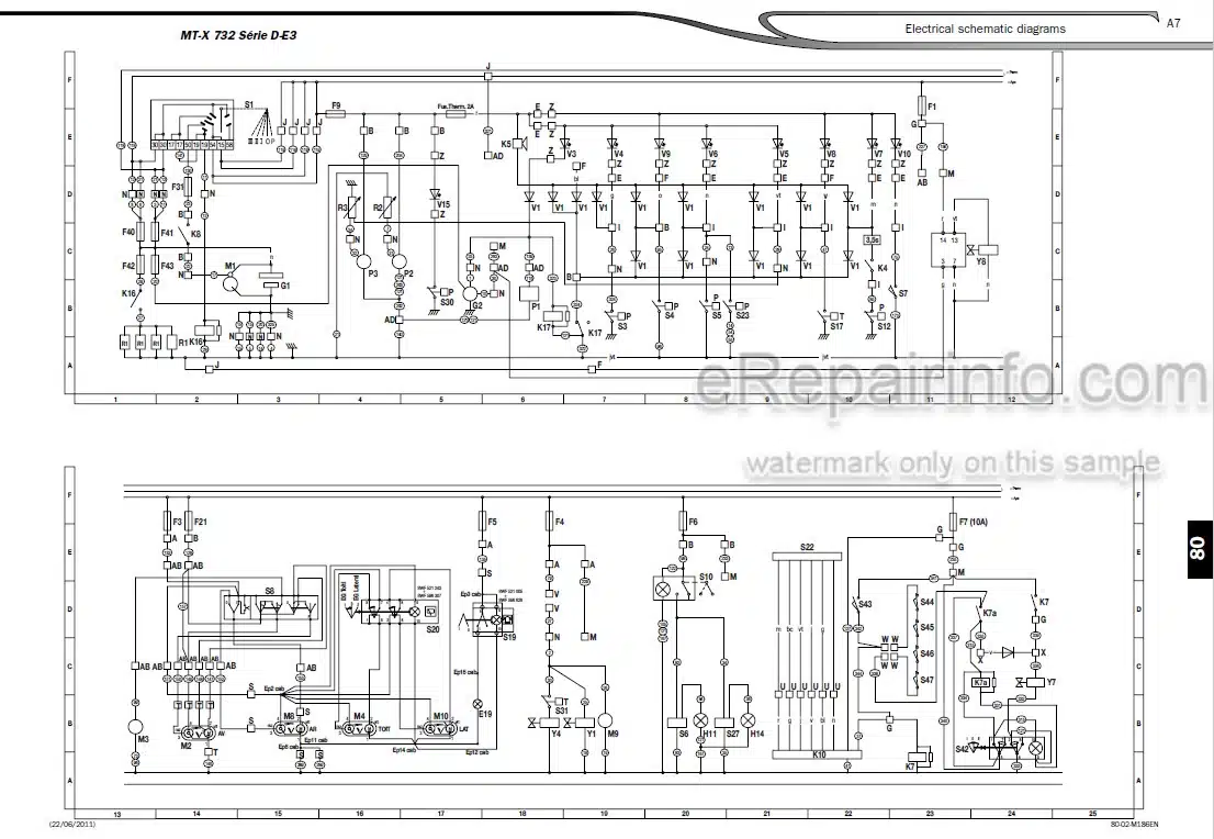Photo 6 - Manitou MTX732 MTX1030ST Serie D-E3 4-E3 Repair Manual Telescopic Handler
