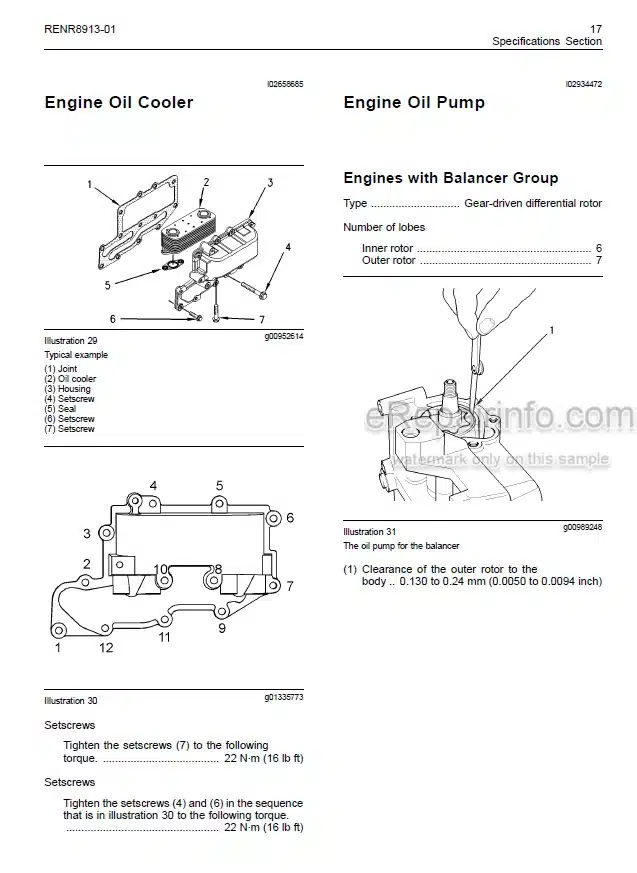 Photo 6 - Manitou Perkins Serie 400 Repair Manual Engine