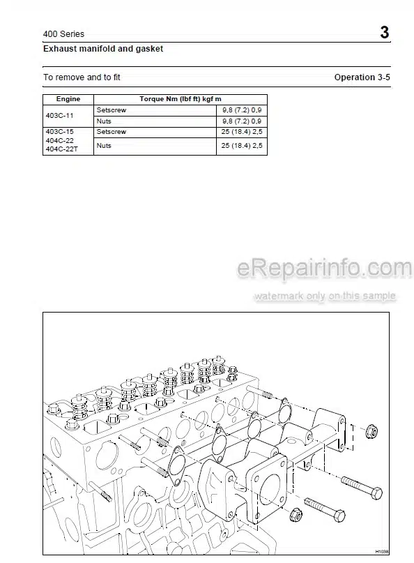 Photo 6 - Manitou Sauer Danfoss H1-069 H1-078 H1-089 H1-100 H1-115 H1-130 H1-147 H1-165 Repair Manual Hydrostatic Pump