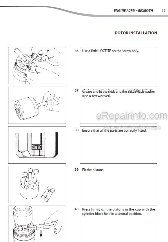 Photo 4 - Manitou Rexroth A2FM Repair Manual Hydrostatic Motor