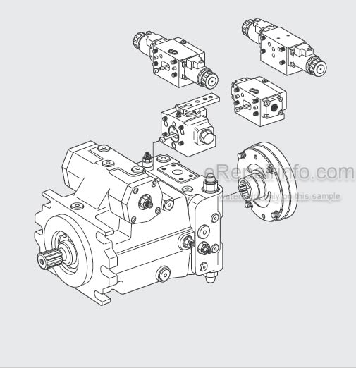 Photo 5 - Manitou Rexroth A4VG 70-180 Serial 32 Repair Manual Variable Pump