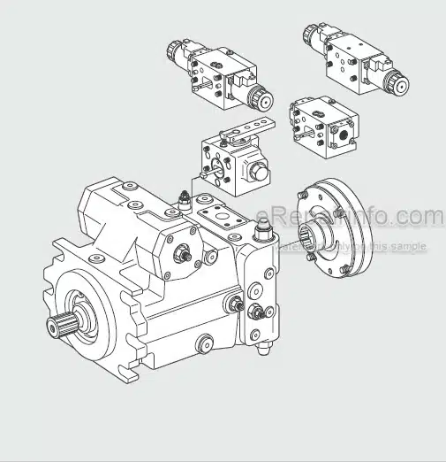 Photo 5 - Manitou Rexroth A4VG 70-180 Serial 32 Repair Manual Variable Pump