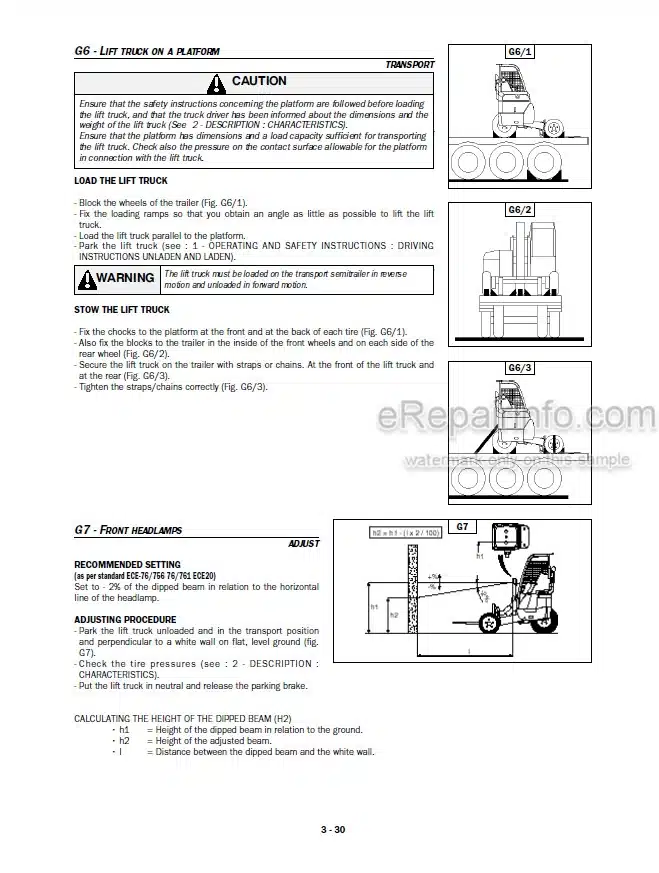 Photo 4 - Manitou TMT55HT TMT55XT 4W T3 Operators Manual Telescopic Handler
