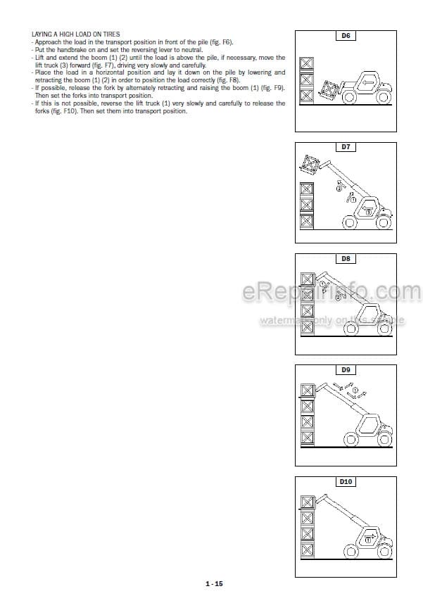 Photo 3 - Manitou TMT55HT TMT55XT T3 Operators Manual Telescopic Handler