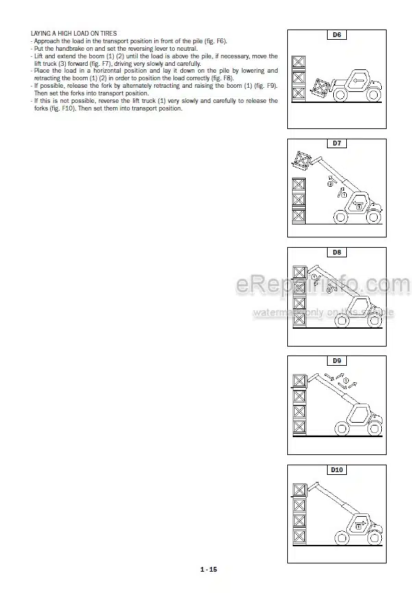 Photo 3 - Manitou TMT55HT TMT55XT T3 Operators Manual Telescopic Handler