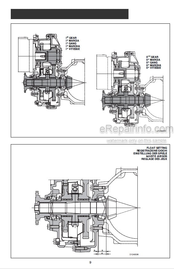 Photo 4 - Manitou Type 357 Repair Manual Transfer Box