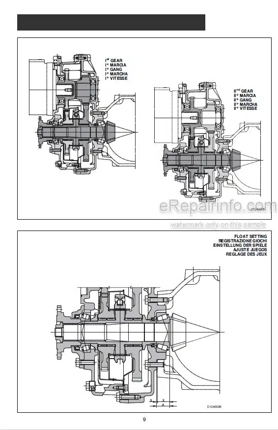 Photo 4 - Manitou Type 357 Repair Manual Transfer Box