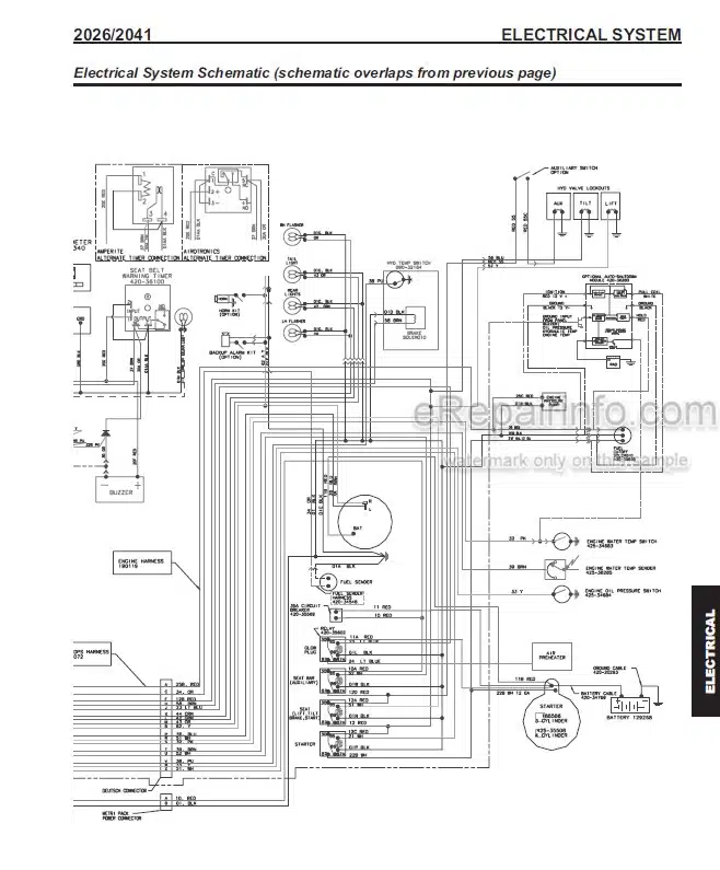 Photo 5 - Mustang 2026 2041 Service Manual Skid Steer Loader