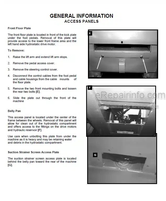 Photo 1 - Mustang 2042 2044 2054 Service Manual Skid Steer Loader