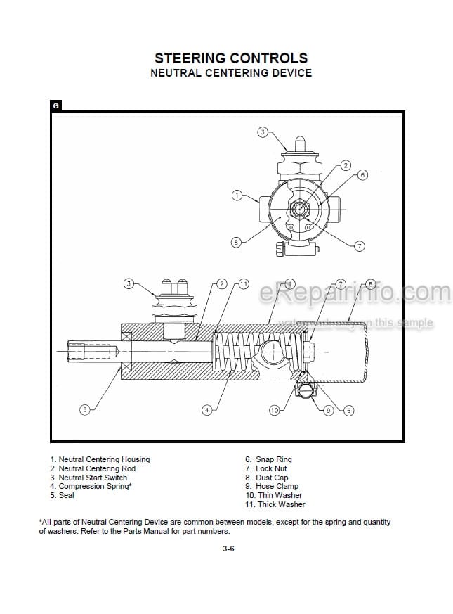 Photo 3 - Mustang 2042 2044 2054 Service Manual Skid Steer Loader