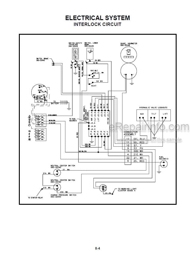 Photo 5 - Mustang 2042 2044 2054 Service Manual Skid Steer Loader