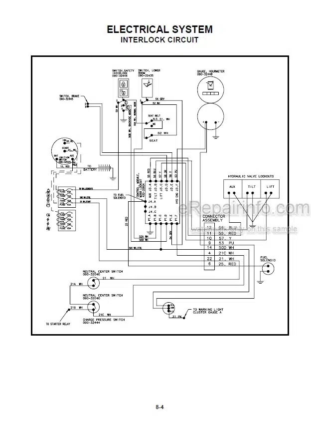 Photo 5 - Mustang 2042 2044 2054 Service Manual Skid Steer Loader
