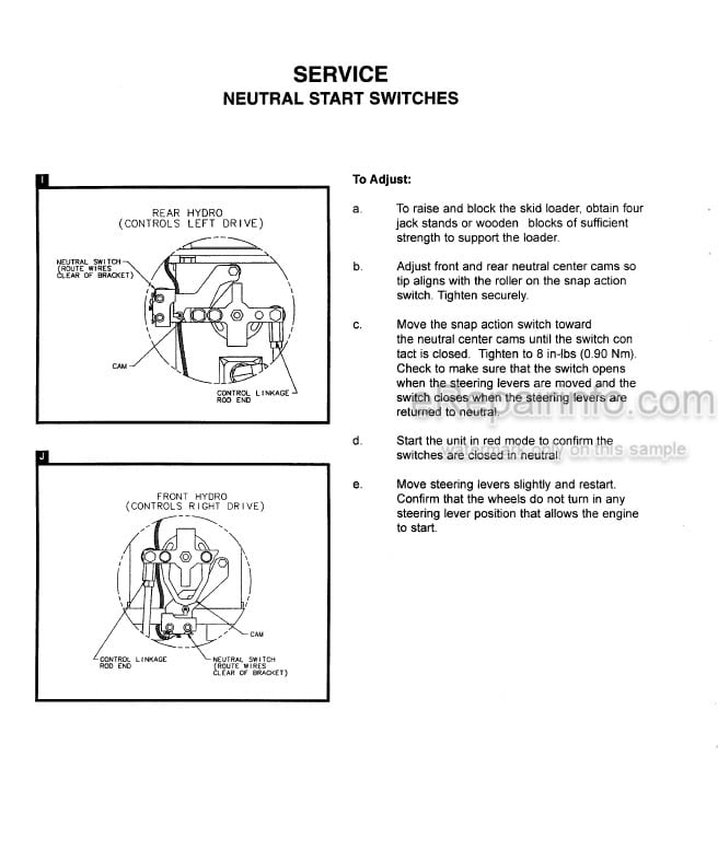 Photo 3 - Mustang 2064 2074 Service Manual Skid Steer Loader