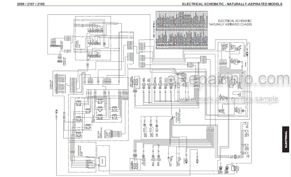 Photo 5 - Mustang 2099 2107EU 2109 Service Manual Skid Steer Loader
