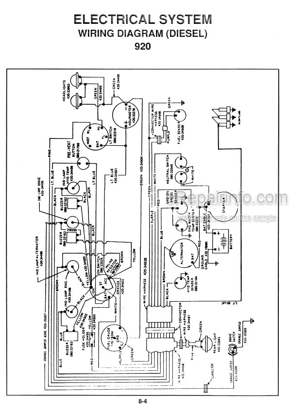 Photo 4 - Mustang 920 930A Service Manual Skid Steer Loader