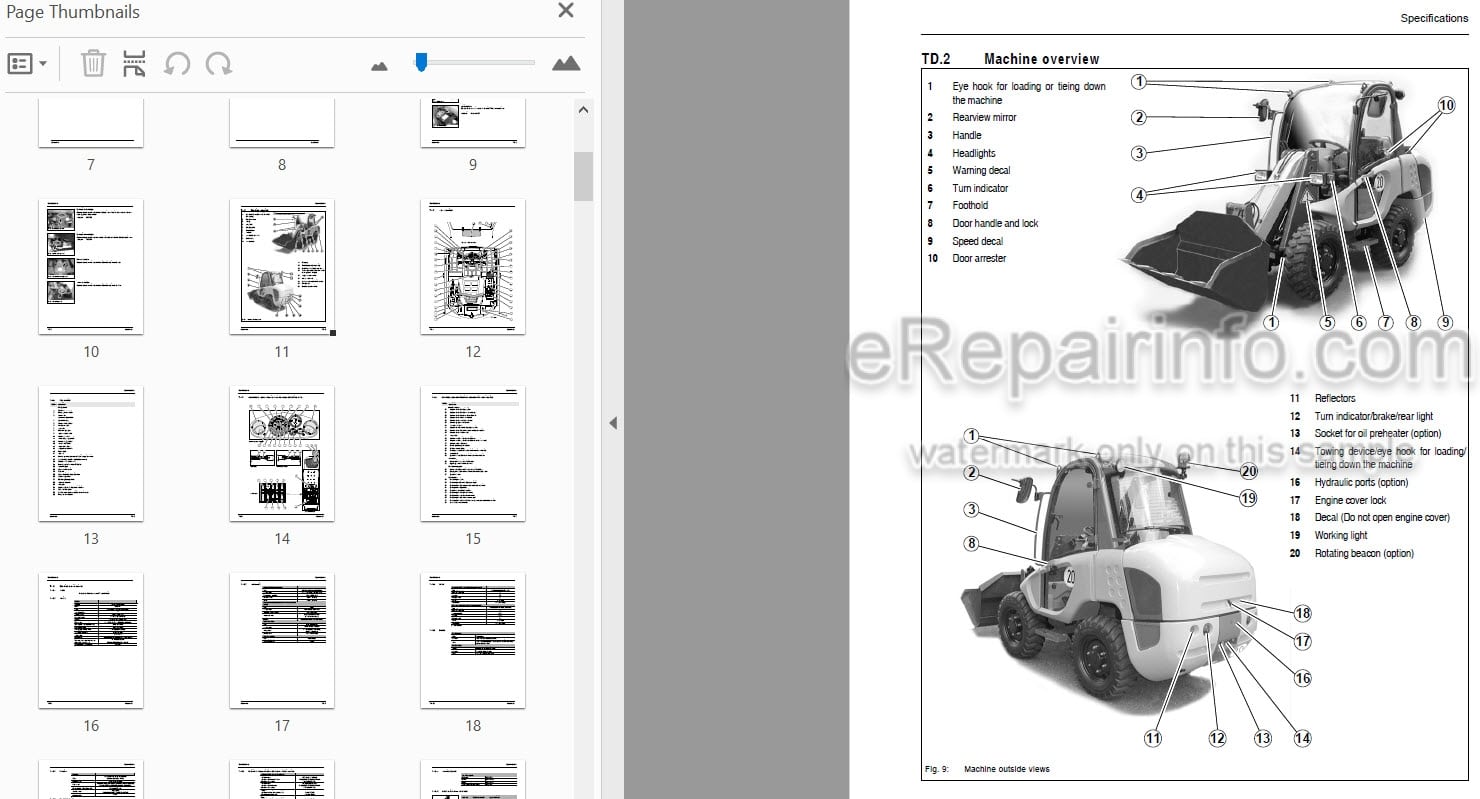 Photo 4 - Mustang ML28 Service Manual All Wheel Steer Loader
