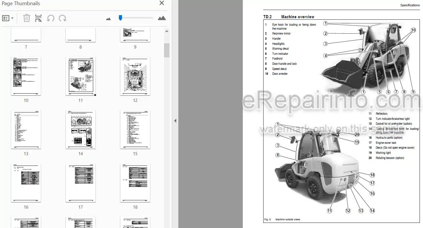 Photo 4 - Mustang ML28 Service Manual All Wheel Steer Loader