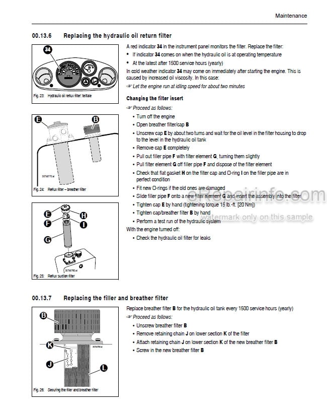 Photo 3 - Mustang ML28 Service Manual All Wheel Steer Loader