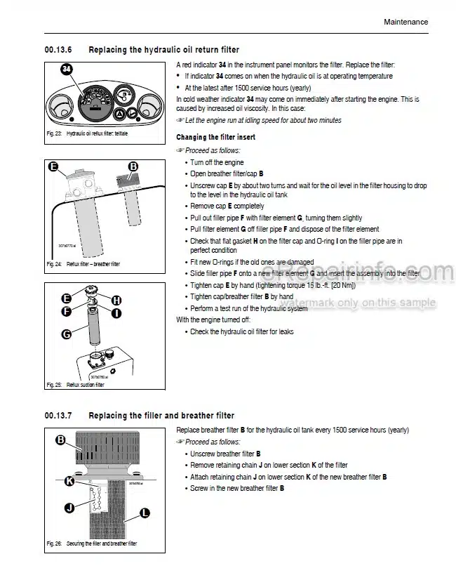 Photo 3 - Mustang ML28 Service Manual All Wheel Steer Loader