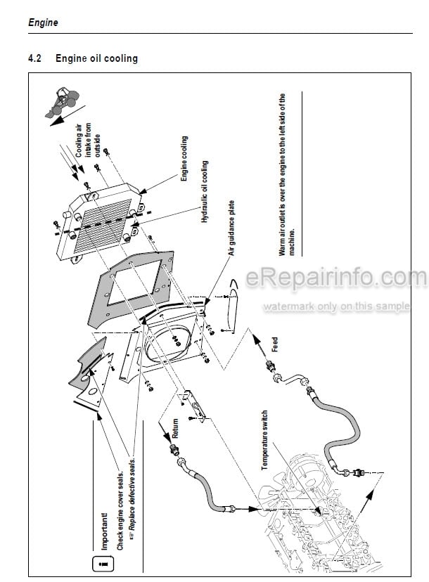 Photo 3 - Mustang ML360 ML460 Service Manual All Wheel Steer Loader