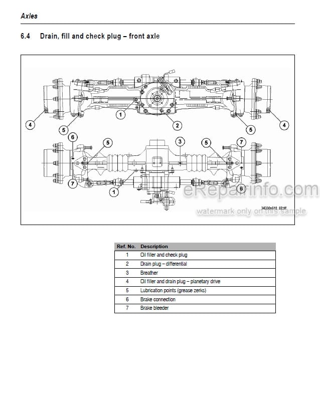 Photo 3 - Mustang ML48 Service Manual All Wheel Steer Loader