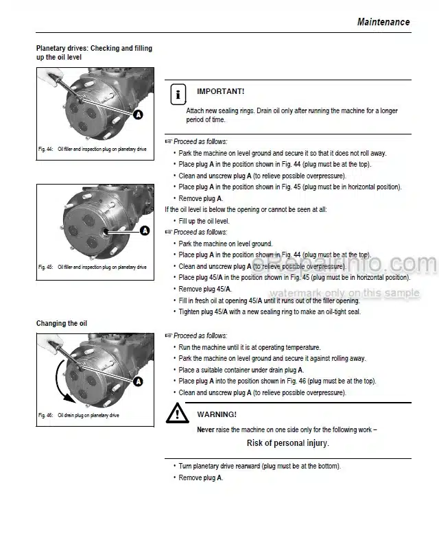 Photo 3 - Mustang ML68 Service Manual All Wheel Steer Loader