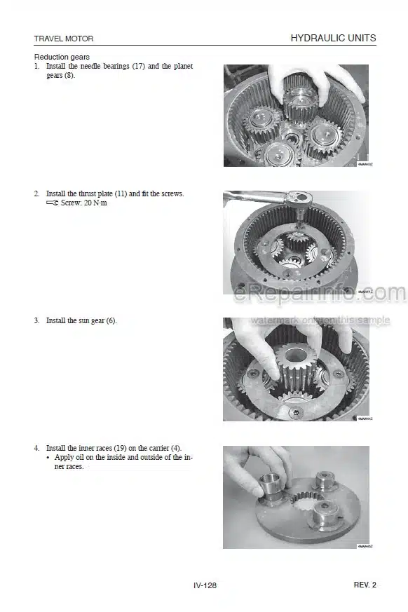 Photo 7 - Mustang ML360 ML460 Service Manual All Wheel Steer Loader