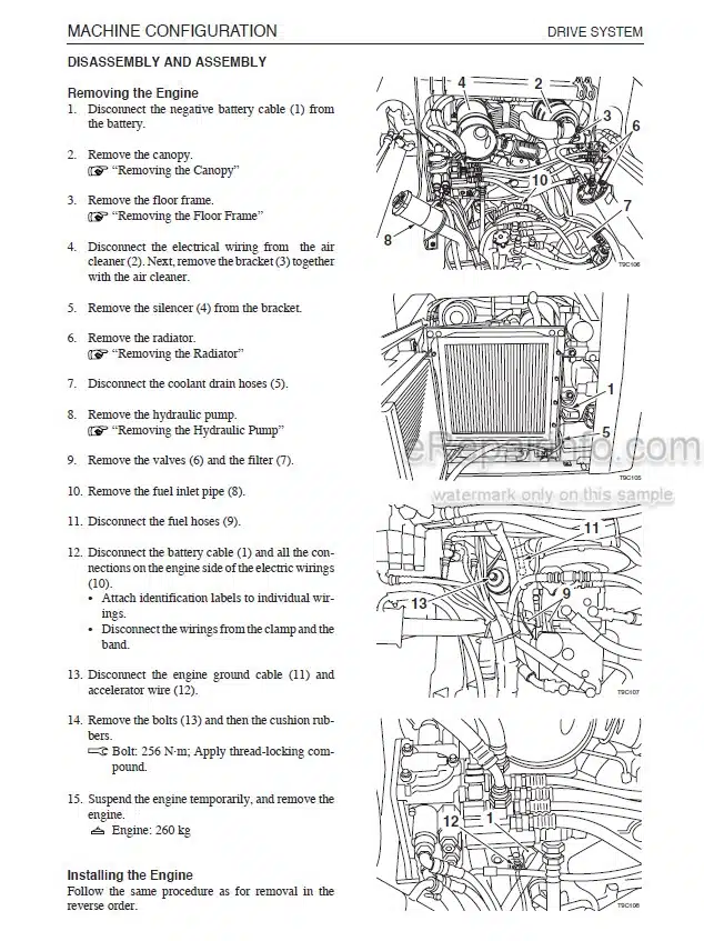 Photo 6 - Mustang MTL20 Service Manual Compact Track Loader