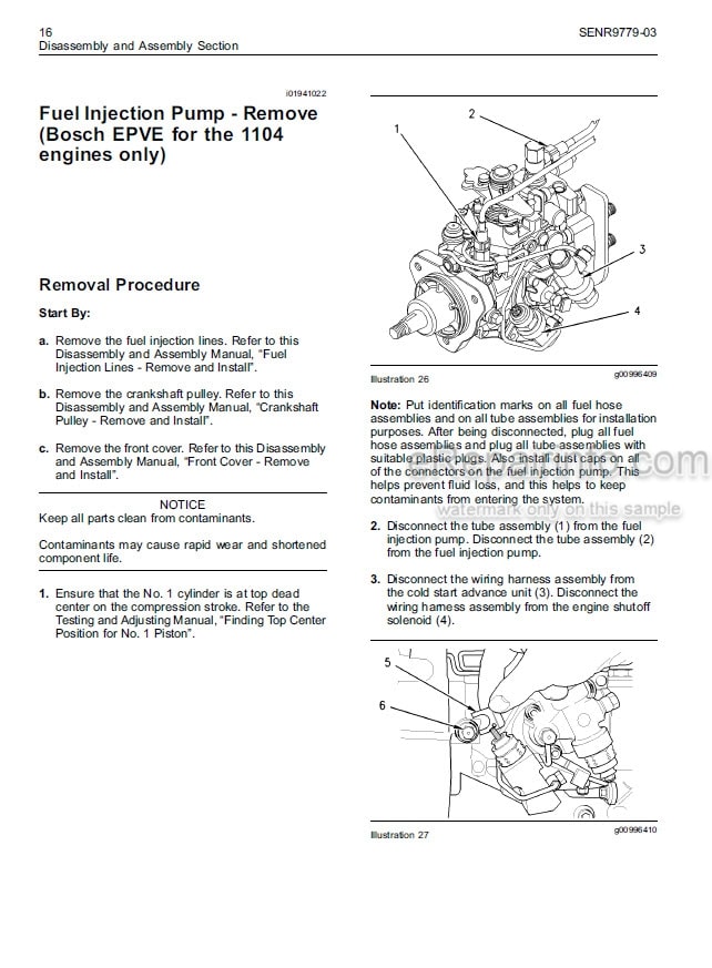 Photo 5 - Perkins 1103 1104 Disassembly And Assembly Manual Manual Industrial Engine