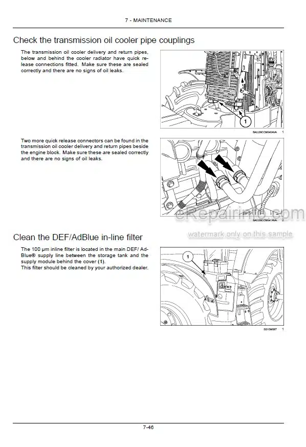 Photo 9 - Case IH Puma 130CVX 145CVX 160CVX Efficient Power Operators Manual Tractor