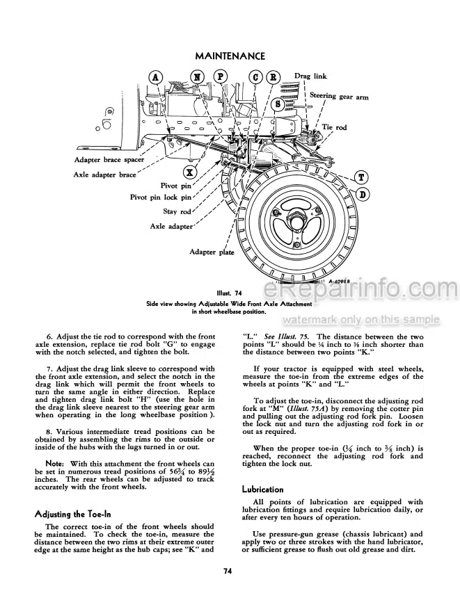Photo 3 - Case IH Farmall Super MD MDV Operators Manual Tractor