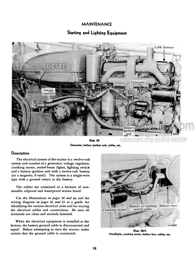 Photo 5 - Case IH Farmall Super MD MDV Operators Manual Tractor
