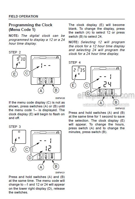 Photo 3 - Case IH MX100 MX110 MX120 MX135 Operators Manual Tractor