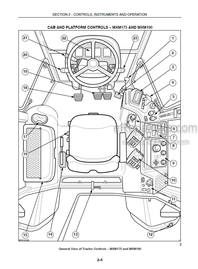 Photo 4 - Case IH MXM120 MXM130 MXM140 MXM155 MXM175 MXM190 2006 Production Operators Manual Tractor