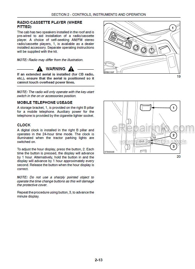 Photo 1 - Case IH MXM120 MXM130 MXM140 MXM155 MXM175 MXM190 2006 Production Operators Manual Tractor