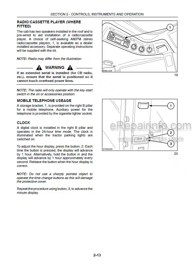 Photo 7 - Case IH MXM120 MXM130 MXM140 MXM140 MXM155 MXM175 MXM190 Operators Manual Tractor