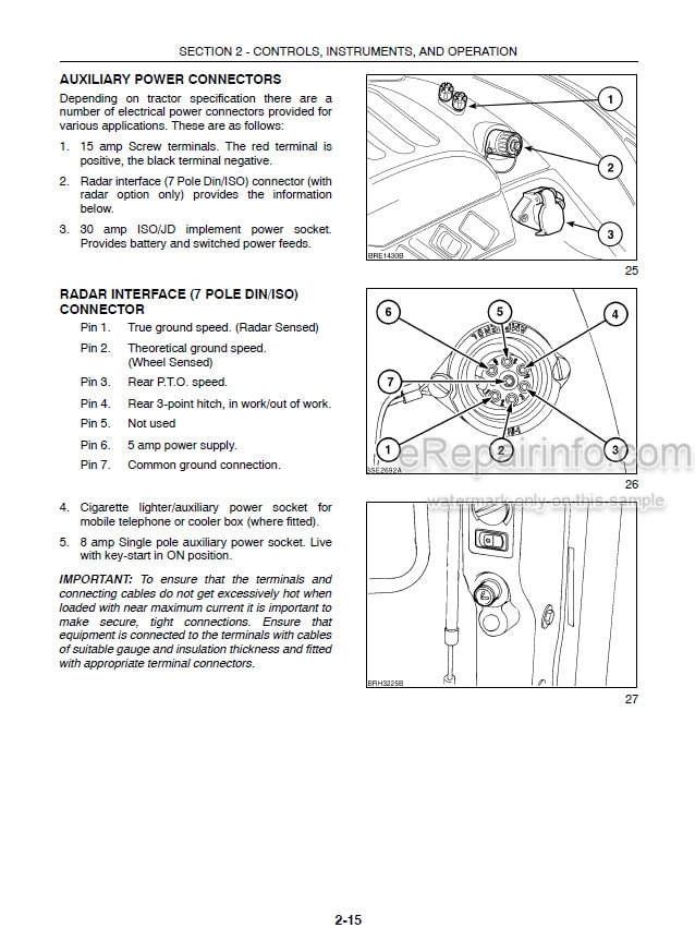 Photo 7 - Case IH Steiger STX280 STX330 Operators Manual Tractor